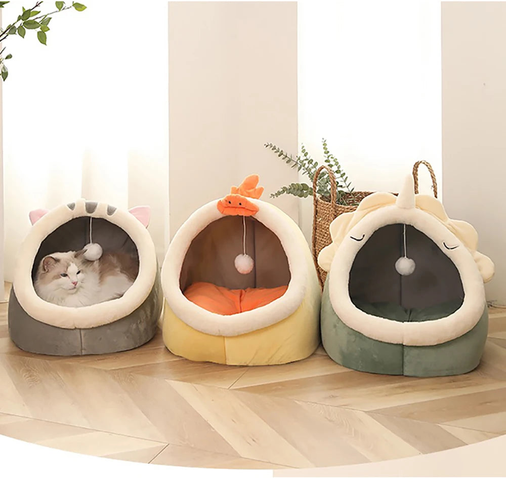 Cama para gato con diseños animados