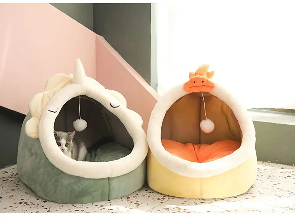 Cama para gato con diseños animados