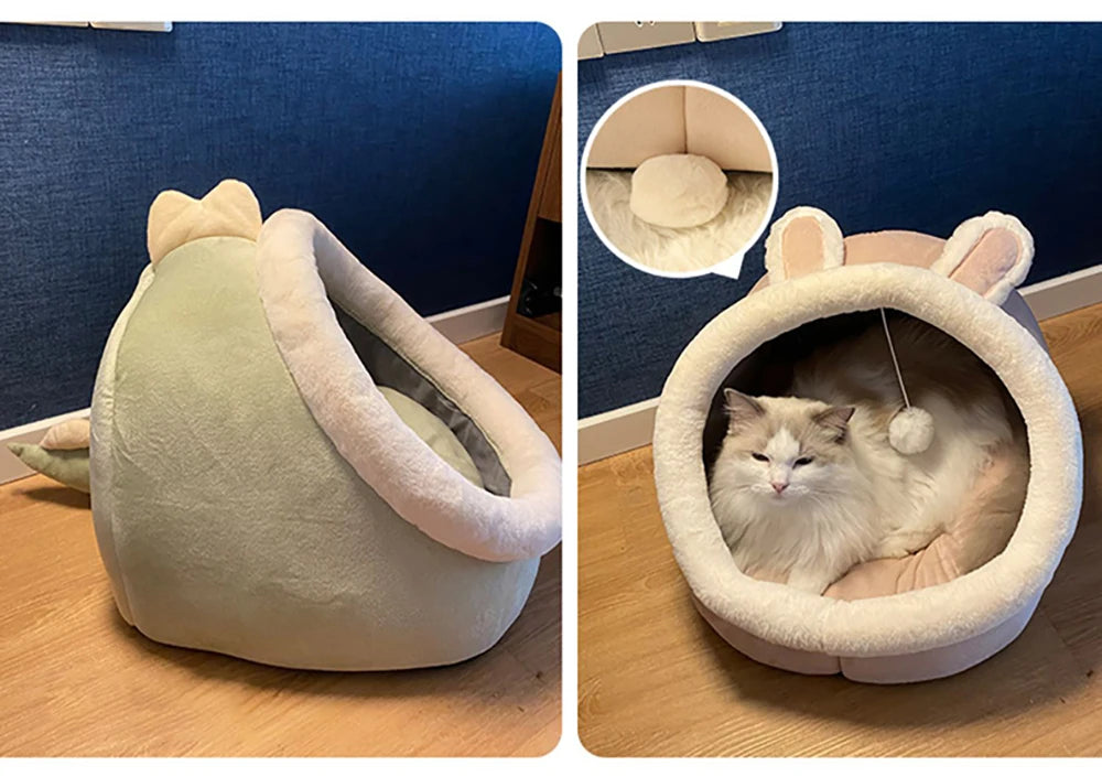 Cama para gato con diseños animados