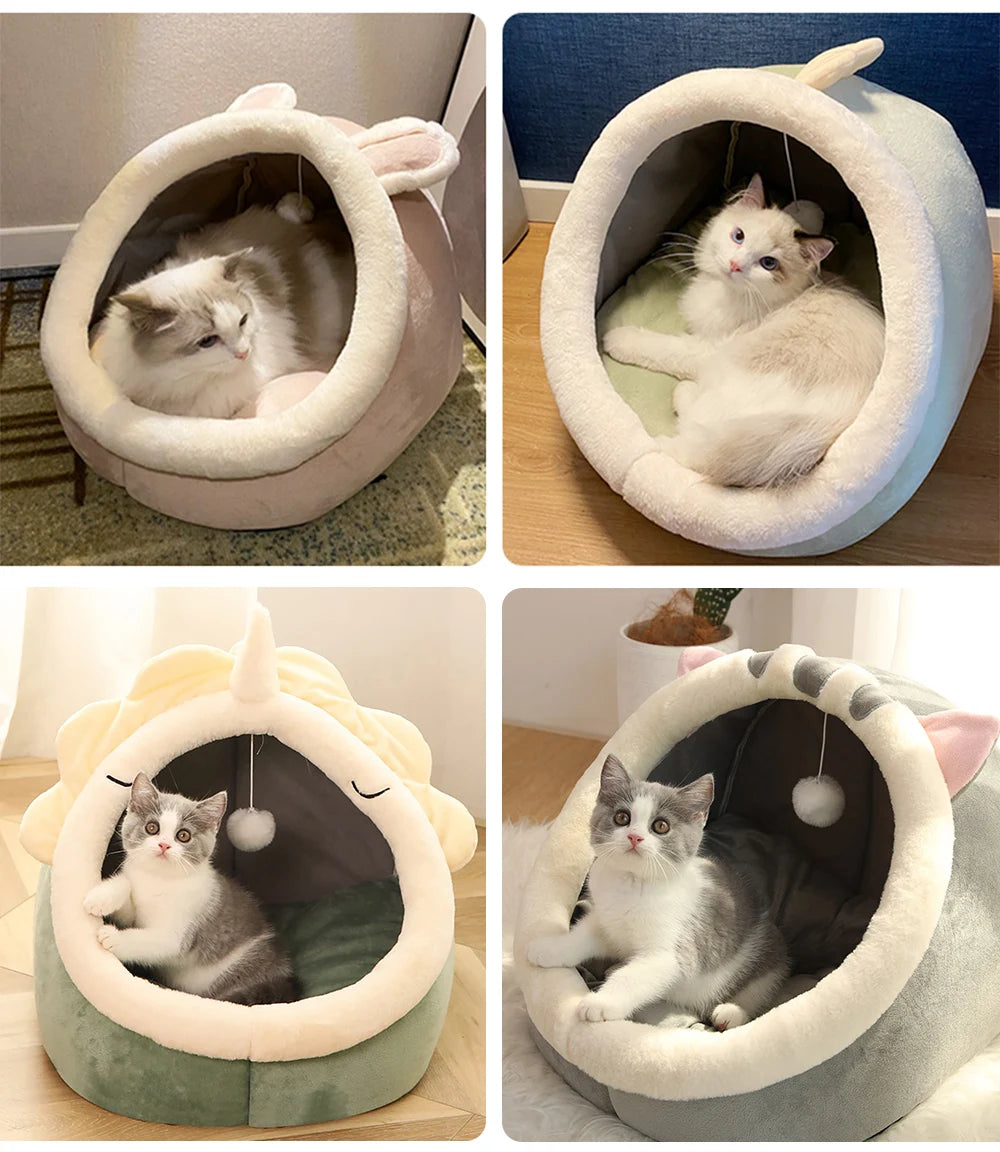 Cama para gato con diseños animados